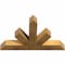 Ekena Millwork Saratoga Rough Sawn Timber Gable Bracket, Western Red Cedar, 36"W x 23"H x 4"D x 4"F, 15/12 Pitch GBW036X23X0404SAR00RWR - alternate 2